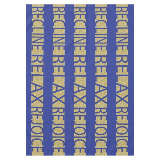 Passover 60/84" Tablecloth Passover R & R Bl/Gld Tischdecke (Vorderseite)