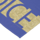 Passover 60/84" Tablecloth Passover R & R Bl/Gld Tischdecke (Schrägansicht)