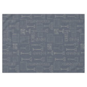 Passover 60/84" Tablette "Pessach Wein & Matza" Tischdecke (Vorderseite (Horizontal))