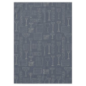 Passover 60/84" Tablette "Pessach Wein & Matza" Tischdecke (Vorderseite)