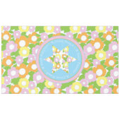 Passover 60" x 104" Tabletecloth "A Sweet Pessach" Tischdecke (Vorderseite (Horizontal))