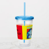 Passover Acrylic Tumbler 16 oz Hungry Dinosaur Acryltrinkbecher (Rechts)