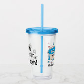 Passover Acrylic Tumbler 16 oz Matzah Man Acryltrinkbecher (Rechts)