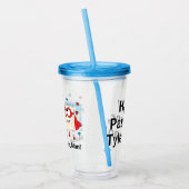 Passover Acrylic Tumbler 16 oz Matzah Man Acryltrinkbecher (Links)