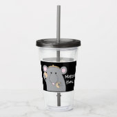 Passover Acrylic Tumbler 16 oz Matzah Mouse Time Acryltrinkbecher (Vorderseite)