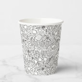 Passover Black and White Paper cup Pappbecher (Links)