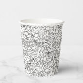 Passover Black and White Paper cup Pappbecher (Rechts)