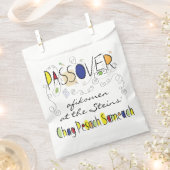 Passover "Chag Sameach" Goodie Favor Bag Geschenktütchen (Ausgeschnitten)