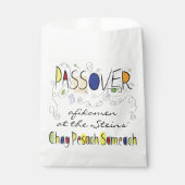 Passover "Chag Sameach" Goodie Favor Bag Geschenktütchen (Vorderseite)