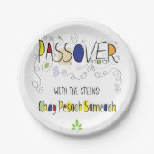 Passover Chag Sameach Paper Plate Pappteller (Vorderseite)