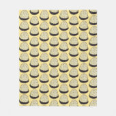 Passover Chocolate Coconut Macaroon Jüdisches Dess Fleecedecke (Vorderseite)