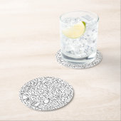 Passover Coaster Runder Pappuntersetzer (Vor Ort)