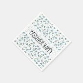 Passover Cocktail Napkins Whimsical Seder Muster Serviette (Ecke)