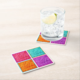 Passover Colorful Matzah Rechteckiger Pappuntersetzer
