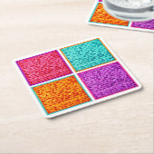 Passover Colorful Matzah Rechteckiger Pappuntersetzer (angewinkelt)