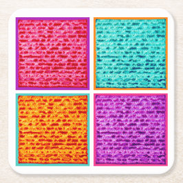 Passover Colorful Matzah Rechteckiger Pappuntersetzer