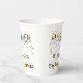 Passover Custom Paper Cups "Chag Sameach" Pappbecher (Links)