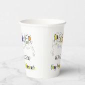 Passover Custom Paper Cups "Chag Sameach" Pappbecher (Rechts)