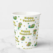 Passover Custom Paper Cups "Hoppy Passover" Pappbecher (Links)