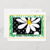 Passover Daisy Postcard Postkarte (Vorne/Hinten)