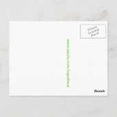 Passover Daisy Postcard Postkarte (Rückseite)