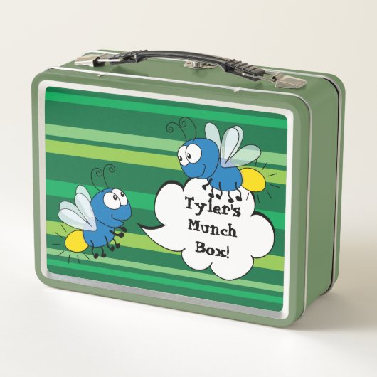 Passover Dino Seder Metall Brotdose (Rückseite)