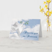 Passover Dove Karte (Gelbe Blume)