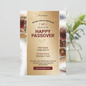 Passover Event Flyer Template Einladung (Stehend Vorderseite)