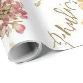 "Passover" floral Wrapping Paper Geschenkpapier (Rolleneckpunkt)