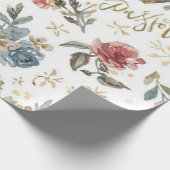 "Passover" floral Wrapping Paper Geschenkpapier (Ecke)