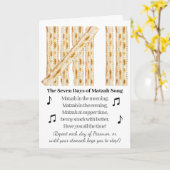 Passover Funny 7 Tage Pessach Karte (Gelbe Blume)