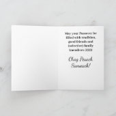 Passover Funny 8 Tage Pessach Karte (Innenseite)