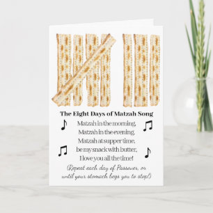 Passover Funny 8 Tage Pessach Karte