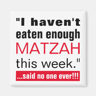 Passover Funny Matzah Magnet