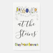 Passover Gasttuch Napkins Chag Sameach Serviette (Vorderseite)
