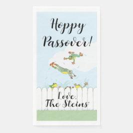 Passover Gasttuch Napkins Hoppy Passover Serviette