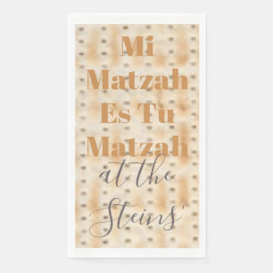 Passover Gasttuch Napkins Mi Matzah Serviette