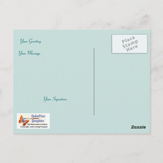 Passover Greetings Postkarte (Rückseite)