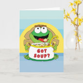 Passover Grußkarte "Got Soup" Karte (Gelbe Blume)