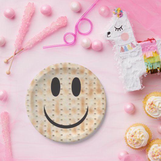 Passover Happy Matzah Papierplatte Pappteller (Party)