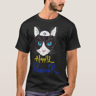 Passover Happy Pessach Katzenruder Judenurlaub T-Shirt