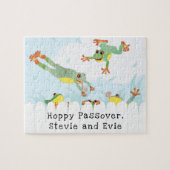 Passover Hoppy Frogs Puzzle (Horizontal)