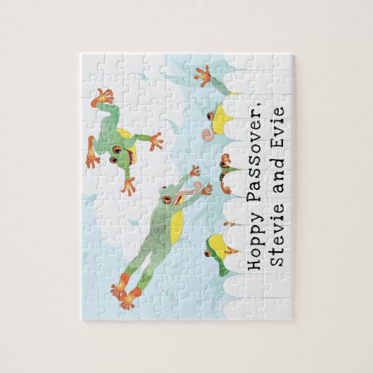 Passover Hoppy Frogs Puzzle (Vertikal)