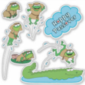 Passover Hoppy Passover Custom Shaper Stickers Aufkleber (Vorderseite)