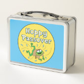 Passover Hoppy Silver Metall Brotdose (Rückseite)