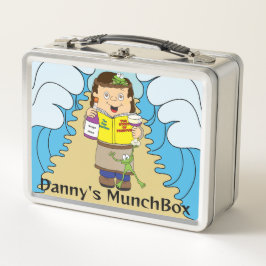 Passover Hoppy Silver Metall Brotdose