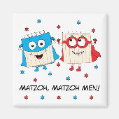 Passover Magnet Platz "Matzoh Men" (Vorne)