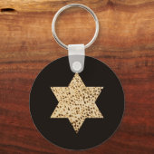 Passover Matzah Broad Star von David Schlüsselanhänger (Vorderseite)