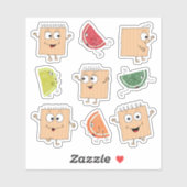 Passover Matzah/Candy Custom Shaping Stickers Aufkleber (Blatt)