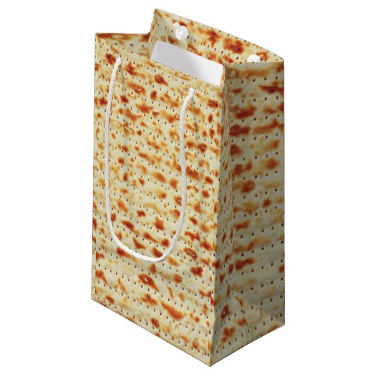 Passover Matzah Dekoration Kleine Geschenktüte (Vorderseite Schrägansicht)